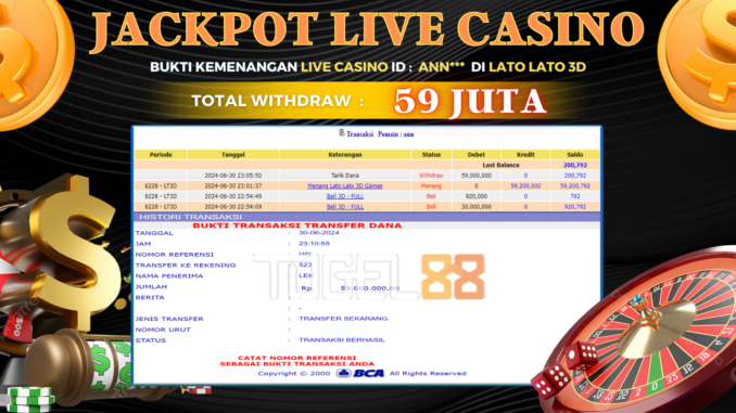 JP TG88 PAGI - CASINO