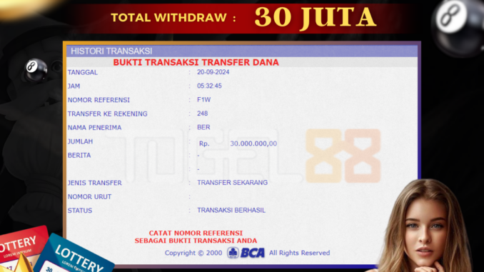 TG88 BUKTI JP PAGI