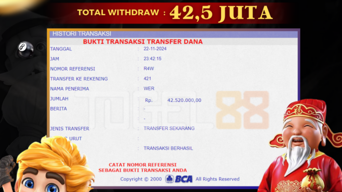 TG88 BUKTI JP SIANG